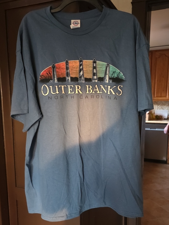 Delta Other - Delta 2X Outer Banks North Carolina Blue Short Sleeve Tee